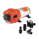 Boating Accessories: SEAFLO 12V Water Pump Pressure Diaphragm Self Priming Pump 4.5Gallons Per Min 17LPM 40PSI Water Booster for Caravan Motorhome Camper Trailer Boat Yacht
