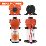 Boating Accessories: SEAFLO 12V Water Pump Pressure Diaphragm Self Priming Pump 4.5Gallons Per Min 17LPM 40PSI Water Booster for Caravan Motorhome Camper Trailer Boat Yacht