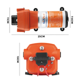 Boating Accessories: SEAFLO 12V Water Pump Pressure Diaphragm Self Priming Pump 4.5Gallons Per Min 17LPM 40PSI Water Booster for Caravan Motorhome Camper Trailer Boat Yacht