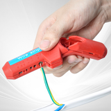 Cutters: Wire Stripper Ergonomic Curved Handle Cable Stripping Splitting Cut Tool Wide Stripping Ranges Hand Tool with 6 Size Planer Holes for Electrical