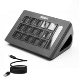 Video Games: Studio Controller Keyboard Stream Controller Customizable Deck with 15 Shortcut Keys for Multi Applications Triggered in PC for Streaming Studio Work Game