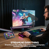 Video Games: Studio Controller Keyboard Stream Controller Customizable Deck with 15 Shortcut Keys for Multi Applications Triggered in PC for Streaming Studio Work Game