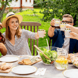 Dining Set: 175pcs Food-Grade Wedding Event Banquet Disposable Tableware Dinnerware Gold-Edged Plastic Cutlery Pack of 25 Dining Sets Plates Cutlery Napkins