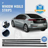 Outer Door Weather Window Rubber Seals Fit for Holden Commodore VE VF SEDAN V6 V8 Moulding Trim Strips Car Modification Accessories Black 4Pcs