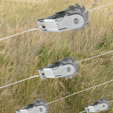 Fence & Gate Accessories: 50 Pack Inline Cliplock Wire Strainer Aluminum Alloy Heavy Duty Wire Ratchet Tensioner for Electric Fence