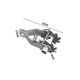 Fence & Gate Accessories: 50 Pack Inline Cliplock Wire Strainer Aluminum Alloy Heavy Duty Wire Ratchet Tensioner for Electric Fence