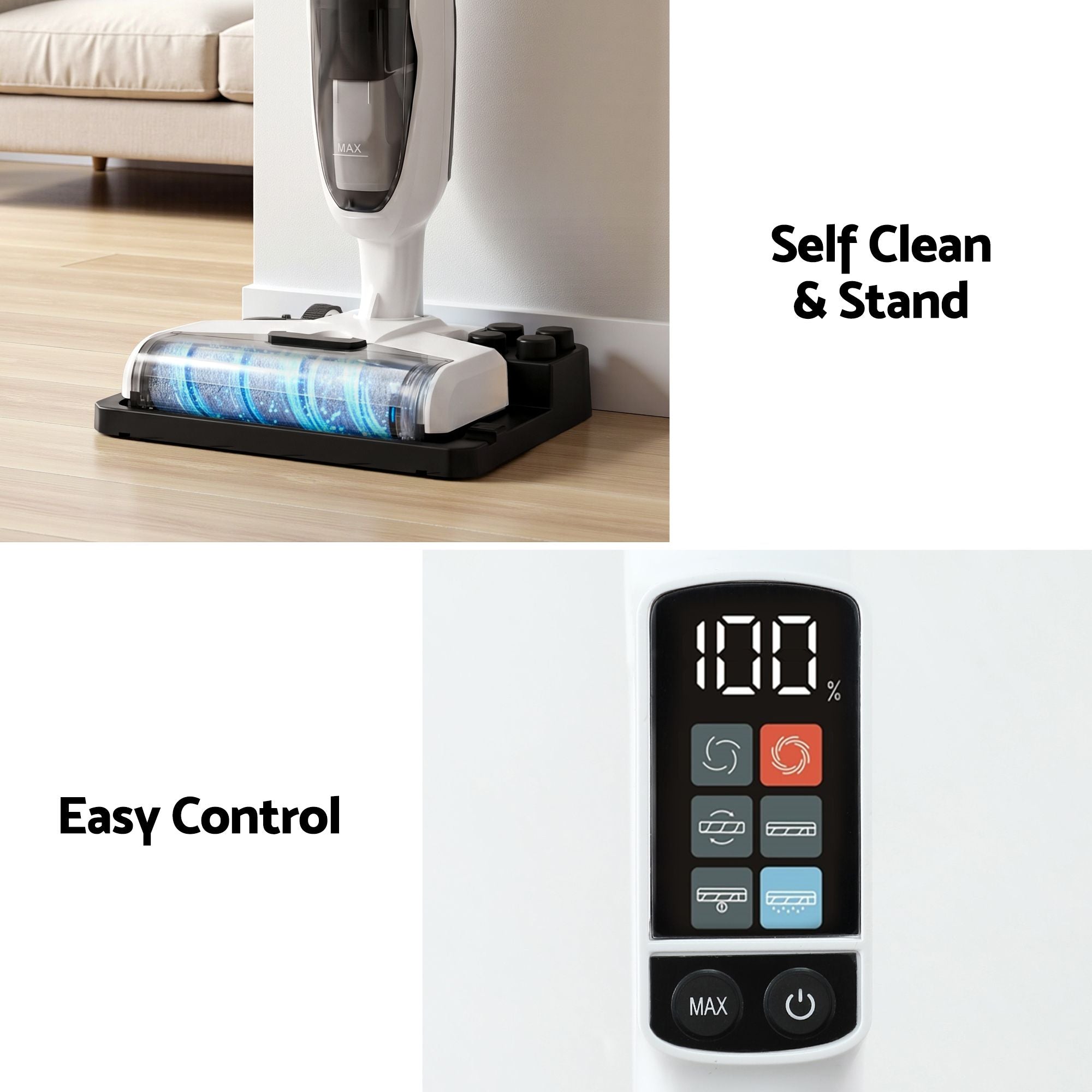 Devanti Cordless Wet Dry Vacuum Mop plus Coffee Maker Machine Espresso