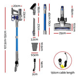 Vacuums: Devanti 300W Stick Vacuum Cleaner Cordless Self-Standing