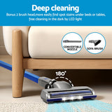 Vacuums: Devanti 300W Stick Vacuum Cleaner Cordless Self-Standing