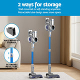 Vacuums: Devanti 300W Stick Vacuum Cleaner Cordless Self-Standing
