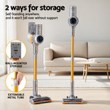 Vacuum Cleaner Accessories: Devanti 300W Stick Vacuum Cleaner Cordless Self-Standing Golden