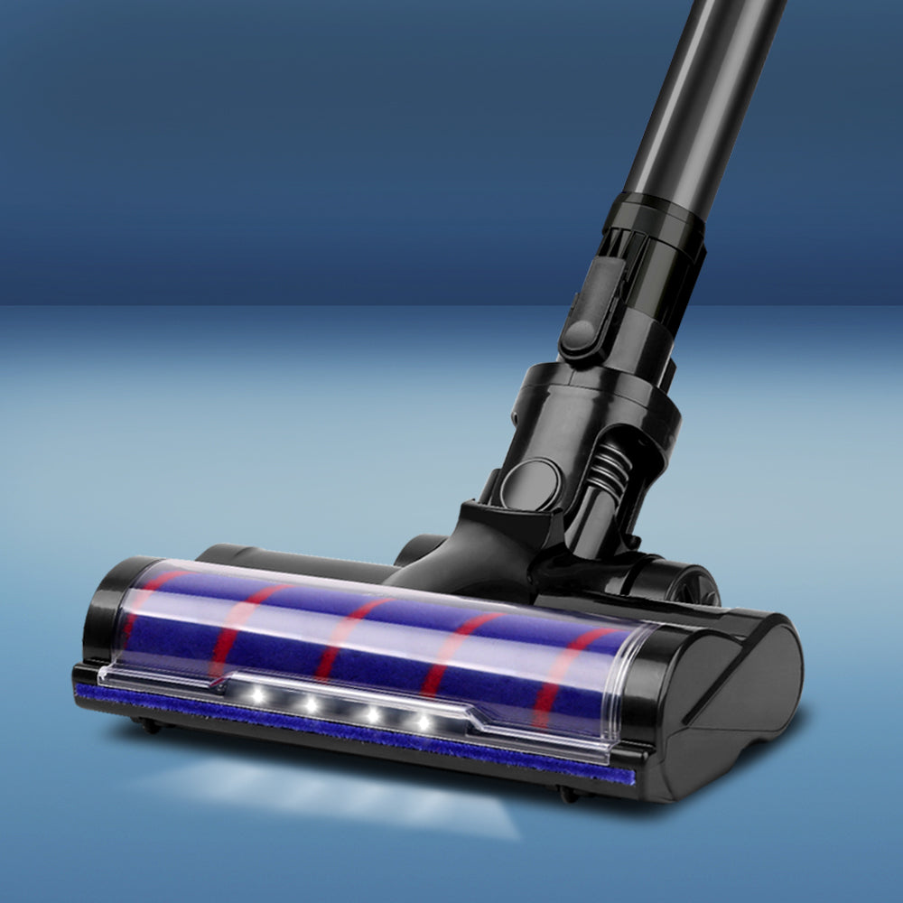 Stick Vacuums: Devanti Stick Vacuum Cleaner Motorised Roller Brush Head