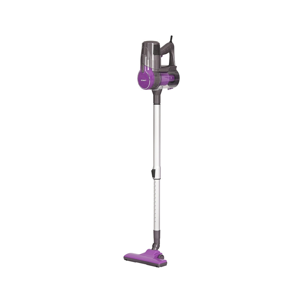 Stick Vacuums: Devanti Stick Vacuum Cleaner Bagless Corded 500W Purple