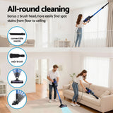 98765-Devanti Stick Vacuum Cleaner Brushless Cordless 350W Blue