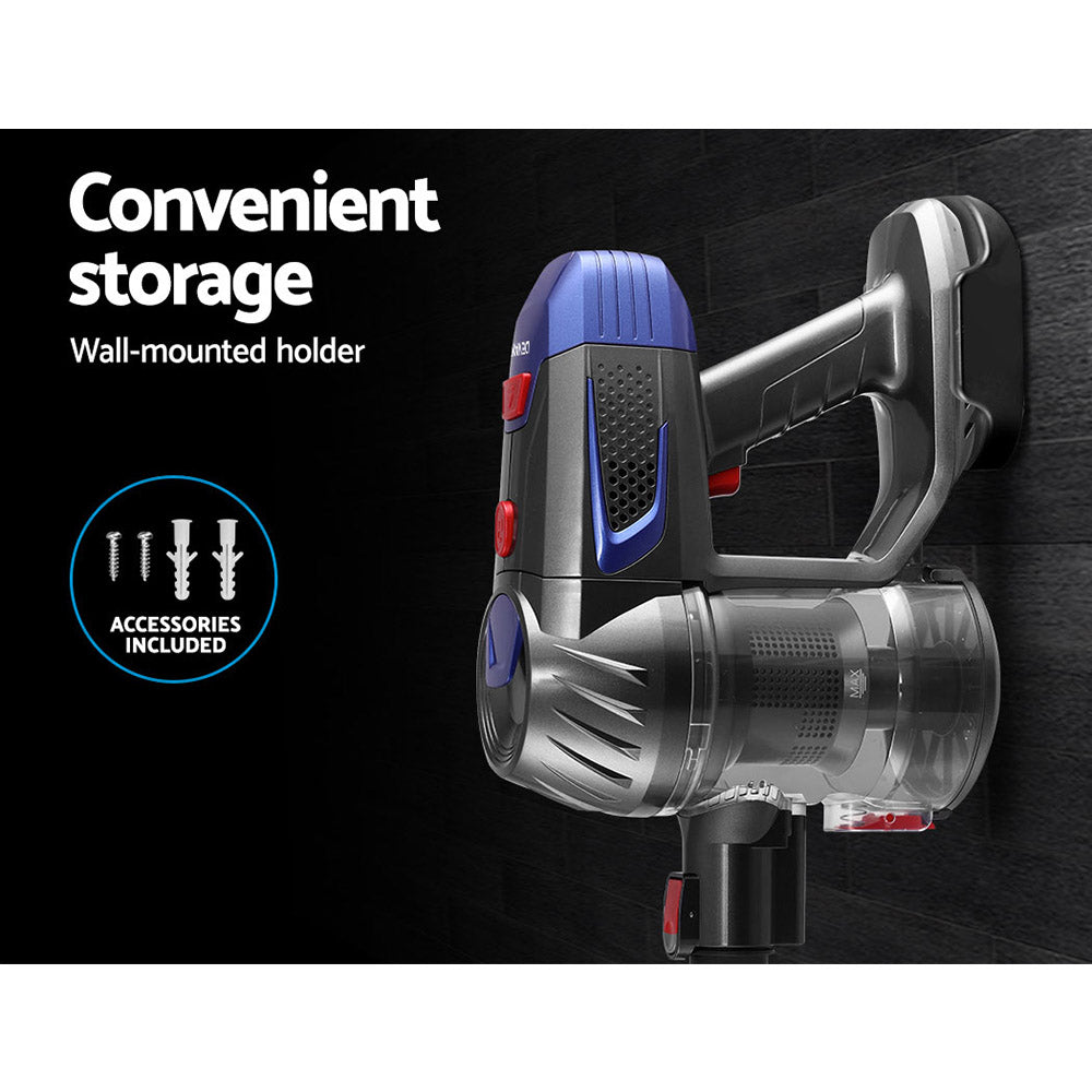 Stick Vacuums: Devanti Stick Vacuum Cleaner Bagless Cordless 150W Gold