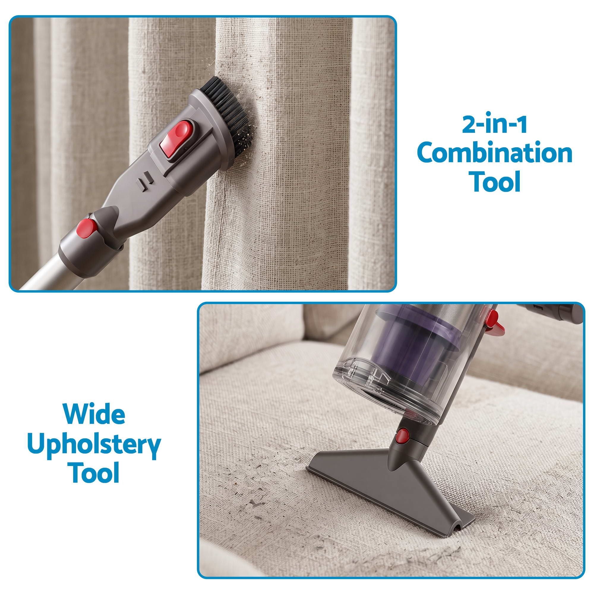 Vacuum Attachments 6 Pieces compatible with Dyson V5 V7 V8 V10 V11