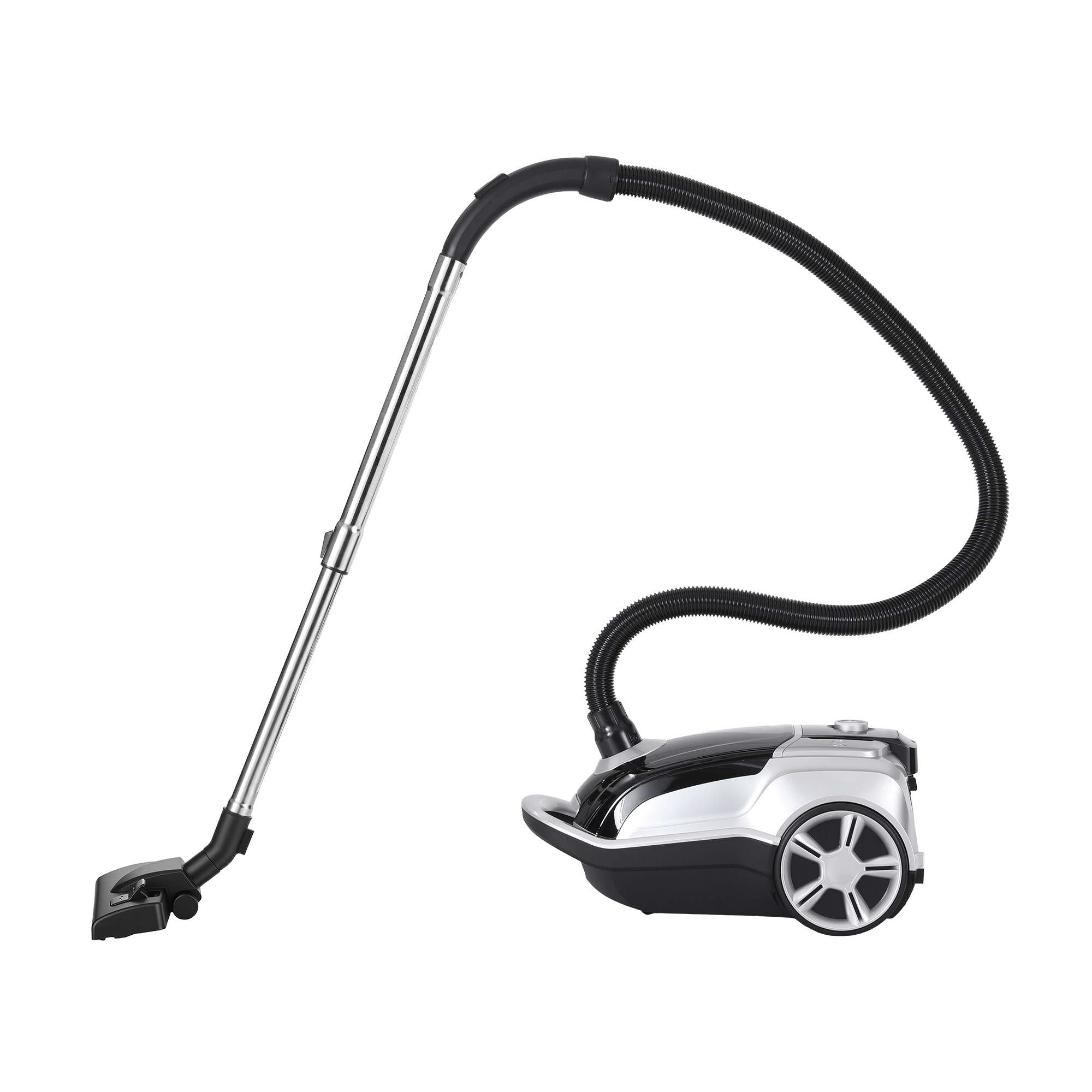 DEVANTI Bagged Vacuum Cleaner Powerful Suction for Carpet Wood Tile Floor