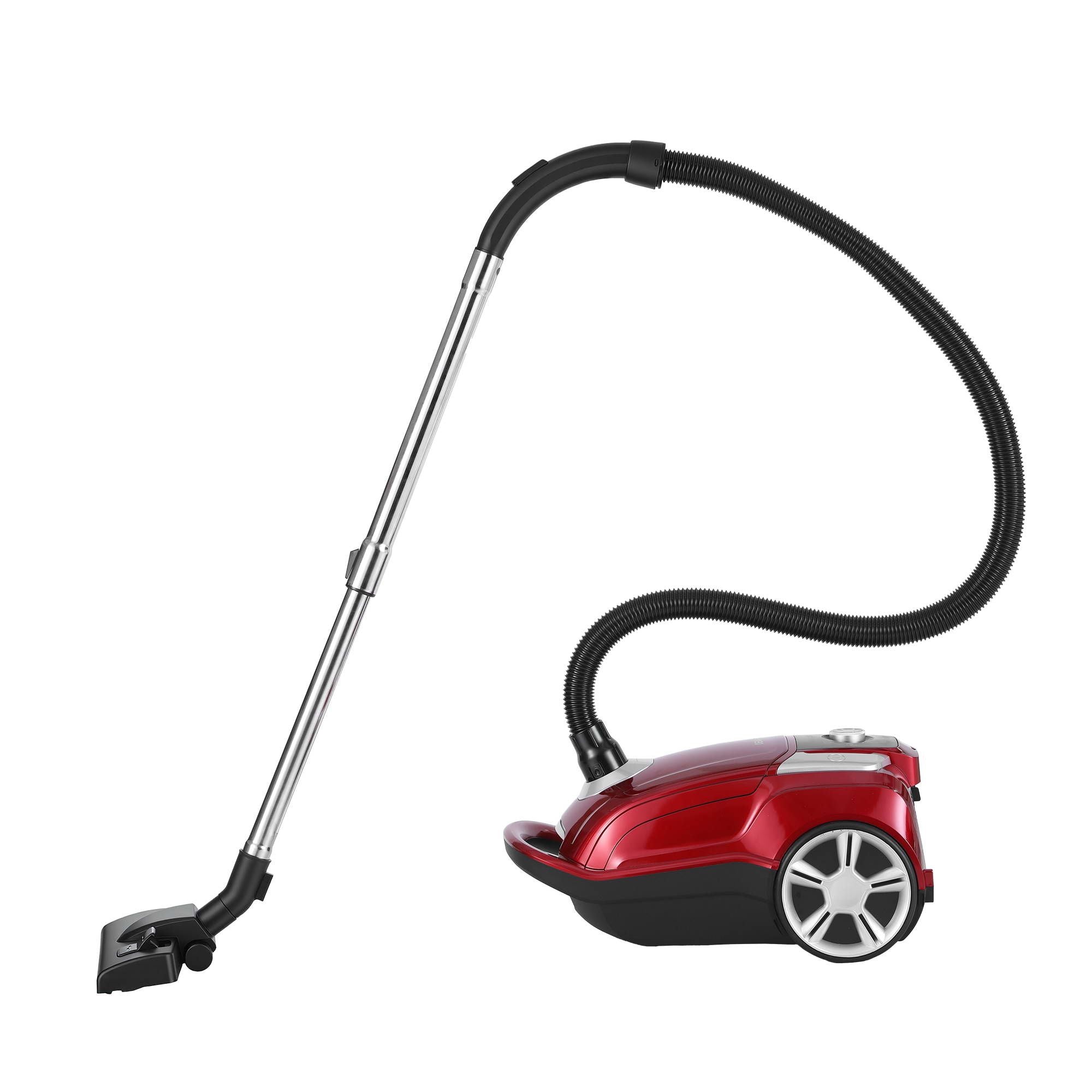 DEVANTI Bagged Vacuum Cleaner Powerful Suction for Carpet Wood Tile Floor