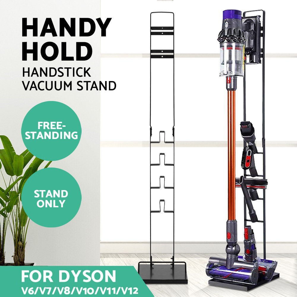 Vacuum Cleaner Accessories: Artiss Freestanding Dyson Vacuum Cleaner Stand for V6 7 8 10 11 Black