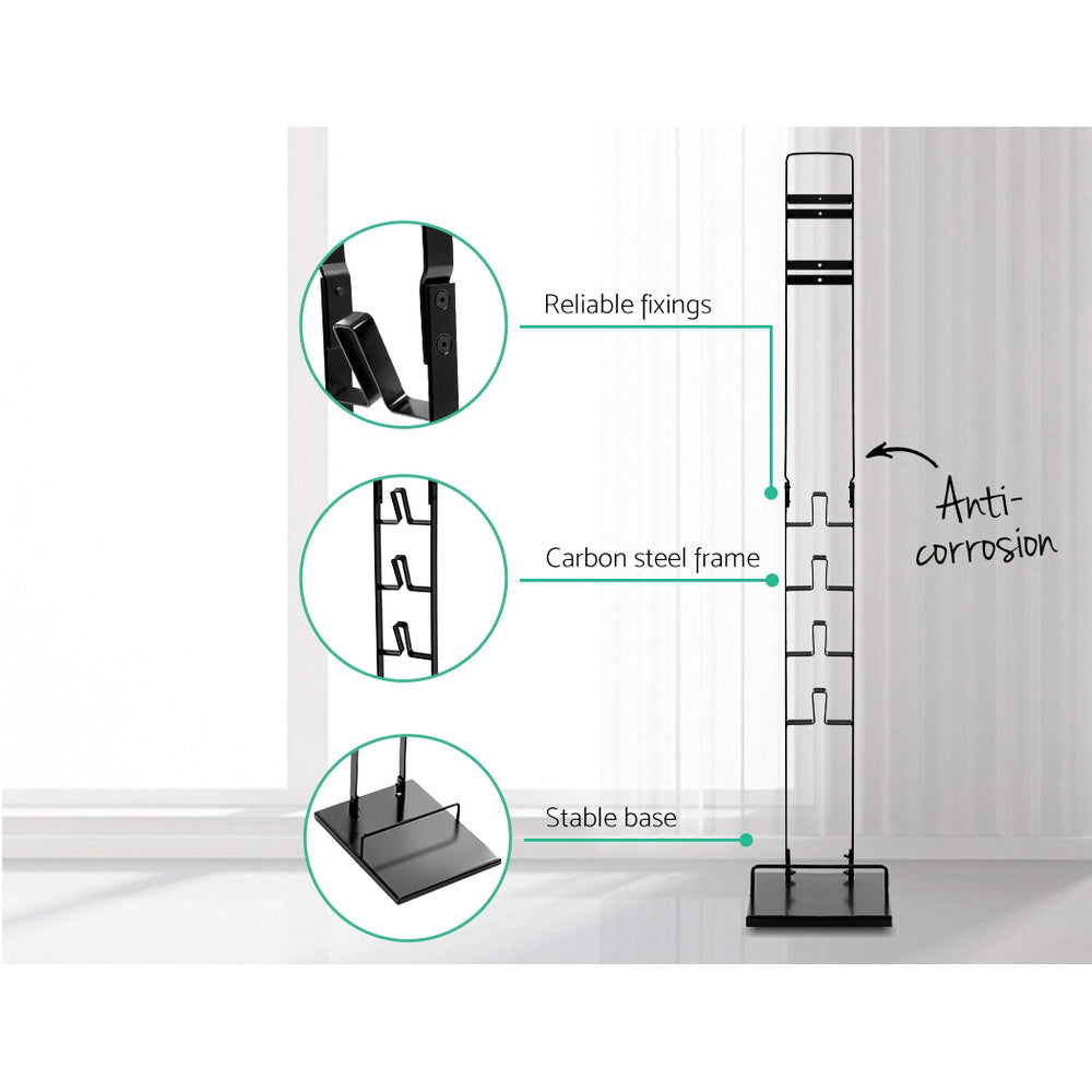 Vacuum Cleaner Accessories: Artiss Freestanding Dyson Vacuum Cleaner Stand for V6 7 8 10 11 Black