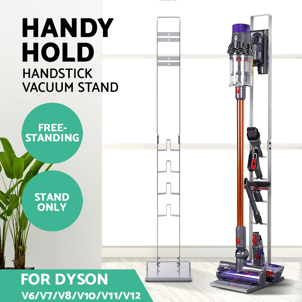 Vacuum Cleaner Accessories: Artiss Freestanding Dyson Vacuum Cleaner Stand for V6 7 8 10 11 Silver