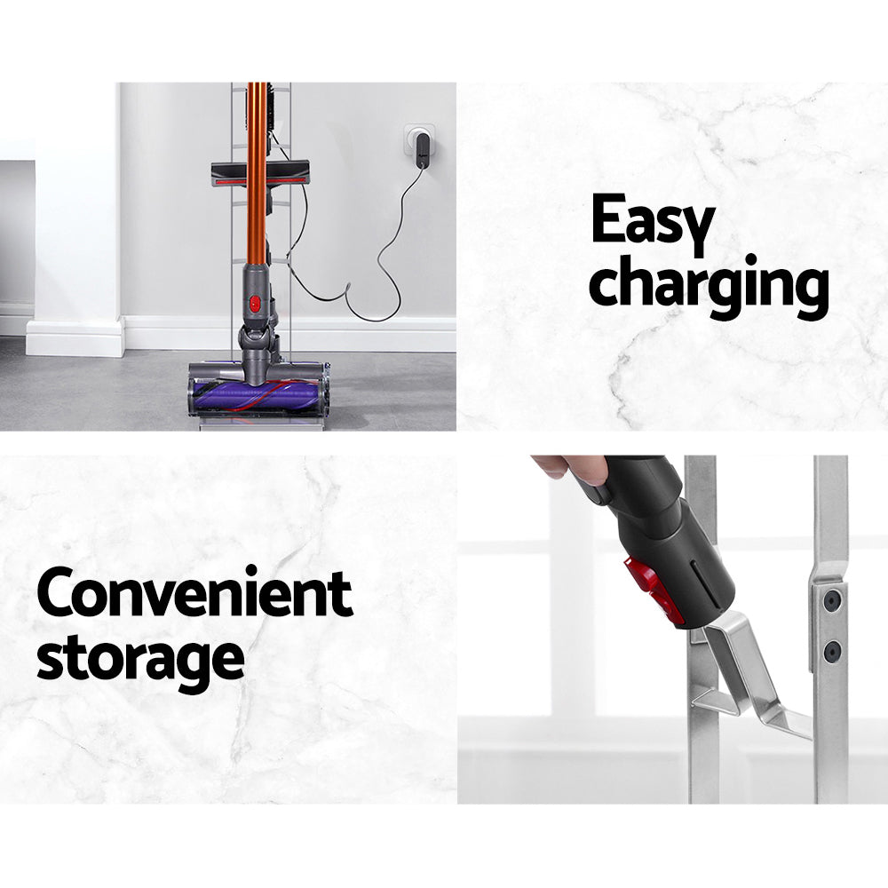 Vacuum Cleaner Accessories: Artiss Freestanding Dyson Vacuum Cleaner Stand for V6 7 8 10 11 Silver