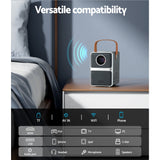 Projectors: Devanti Portable Mini Video Projector 4K Wifi Home Theater HDMI Support 1080P