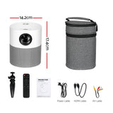 Projectors: Devanti Portable Mini Video Projector 1080P Wifi Home Theater HDMI Carry Bag