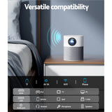 Projectors: Devanti Portable Mini Video Projector 1080P Wifi Home Theater HDMI Carry Bag