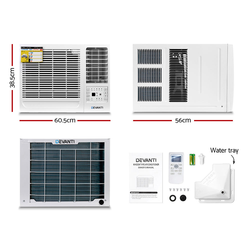 Portable Air Conditioners: Devanti Window Air Conditioner 2.7kW