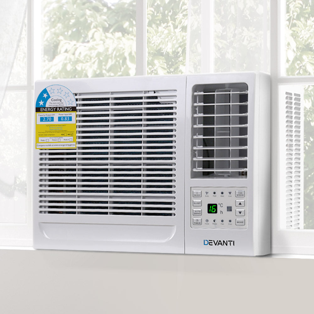 Portable Air Conditioners: Devanti Window Air Conditioner 2.7kW