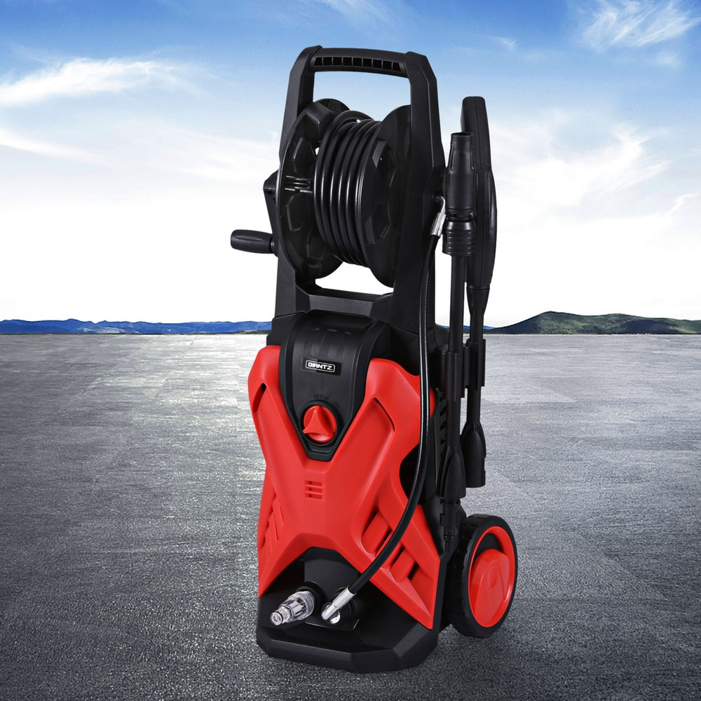 Outdoor Power Equipment: Giantz 2400PSI High Pressure Washer Electric Water Cleaner Pump 10M Jet Hose Gurney