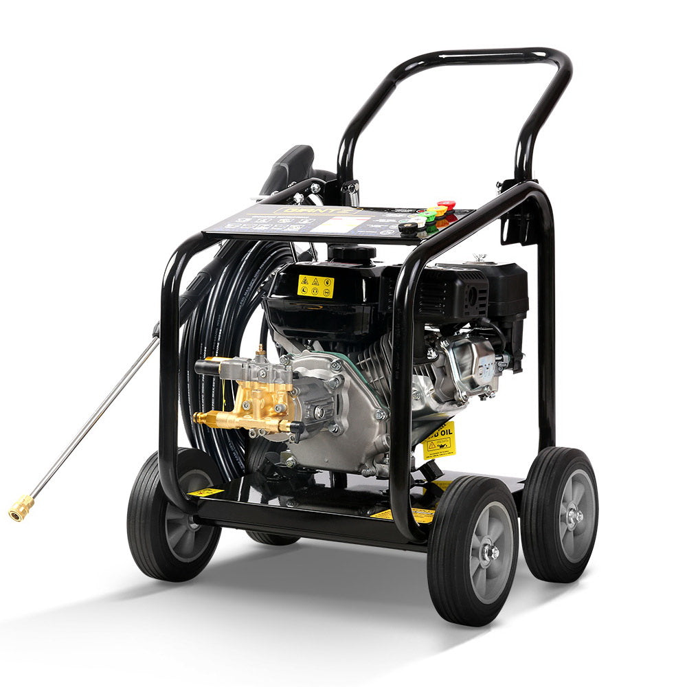 Automotive Cleaning: Giantz Petrol High Pressure Cleaner Washer 20M Hose Gurney