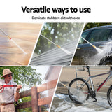 Outdoor Power Equipment: Giantz Pressure Washer Gun Short Trigger 4000PSI M22-14 1/4 Inch 5 Nozzles Red
