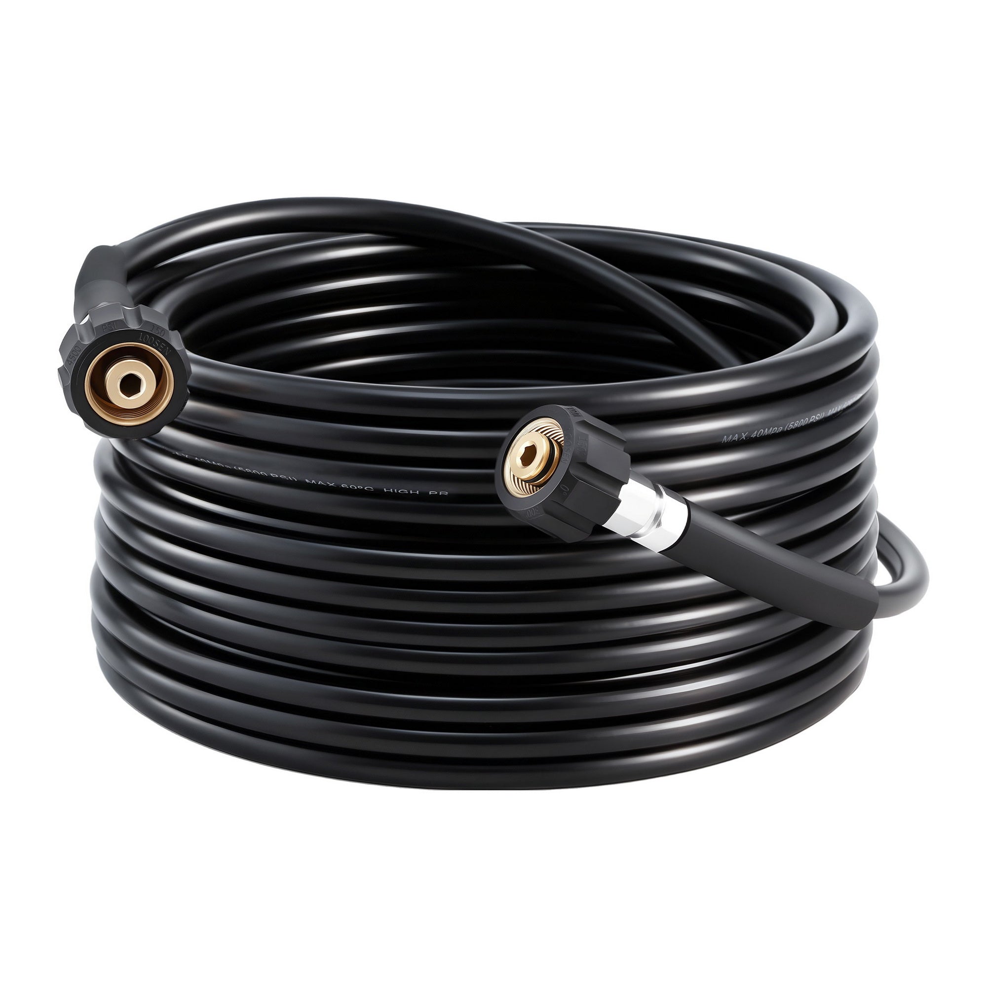 Outdoor Power Equipment: Giantz Pressure Washer Hose 30M 5800PSI Power Replacement Extension 1/4'' Quick Connect