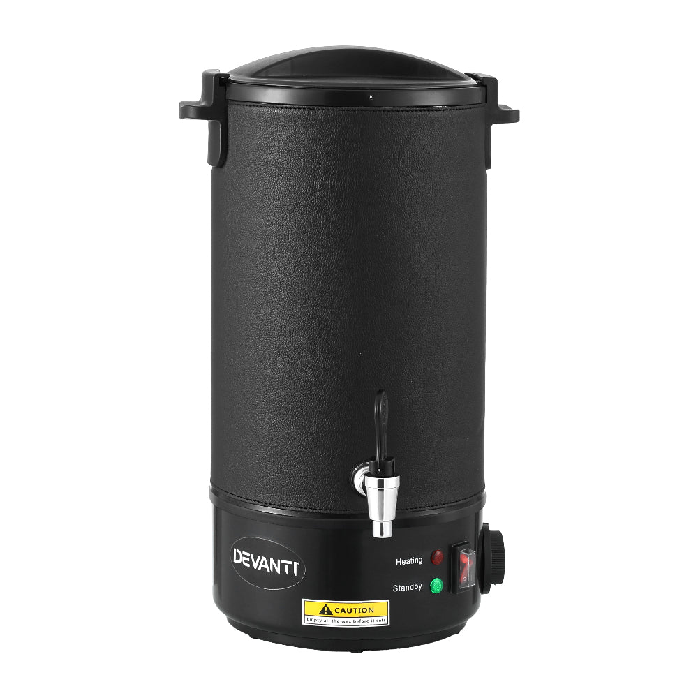 Candle Accessories: Devanti 10L Wax Melter Candle Making 1520W Melting Pot Furnace Pour Spout Soap
