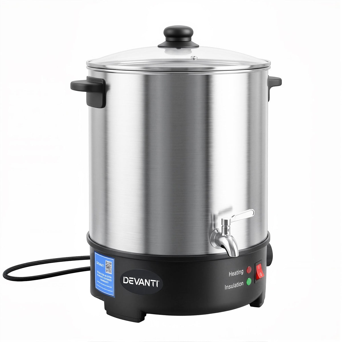 Devanti 16L Wax Melter Candle Making 1500W Melting Pot Furnace