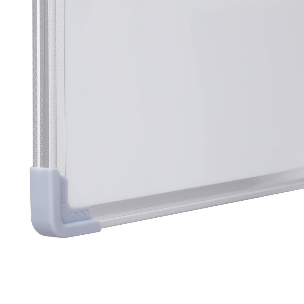 Desks: Magnetic Whiteboard 60x90cm Erase Board Marker Eraser Tray Home Office School