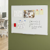Magnetic Whiteboard 90x120cm Erase Board Marker Eraser Tray Home Office School
