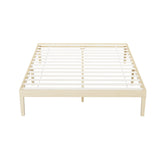 Beds & Bed Frames: Artiss Bed Frame Double Size Wooden Base Mattress Platform Timber Pine BRUNO