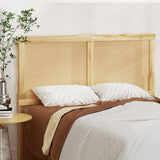 Beds & Bed Frames: Artiss Bed Frame Double Size with Rattan Headboard Wooden Bed Base BRUNO