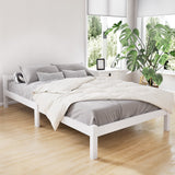 Artiss Bed Frame King Single Size Wooden White LEXI