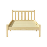 Beds & Bed Frames: Artiss Bed Frame Single Size Wooden Oak SOFIE