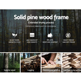 Beds & Bed Frames: Artiss Bed Frame Single Size Wooden White SOFIE