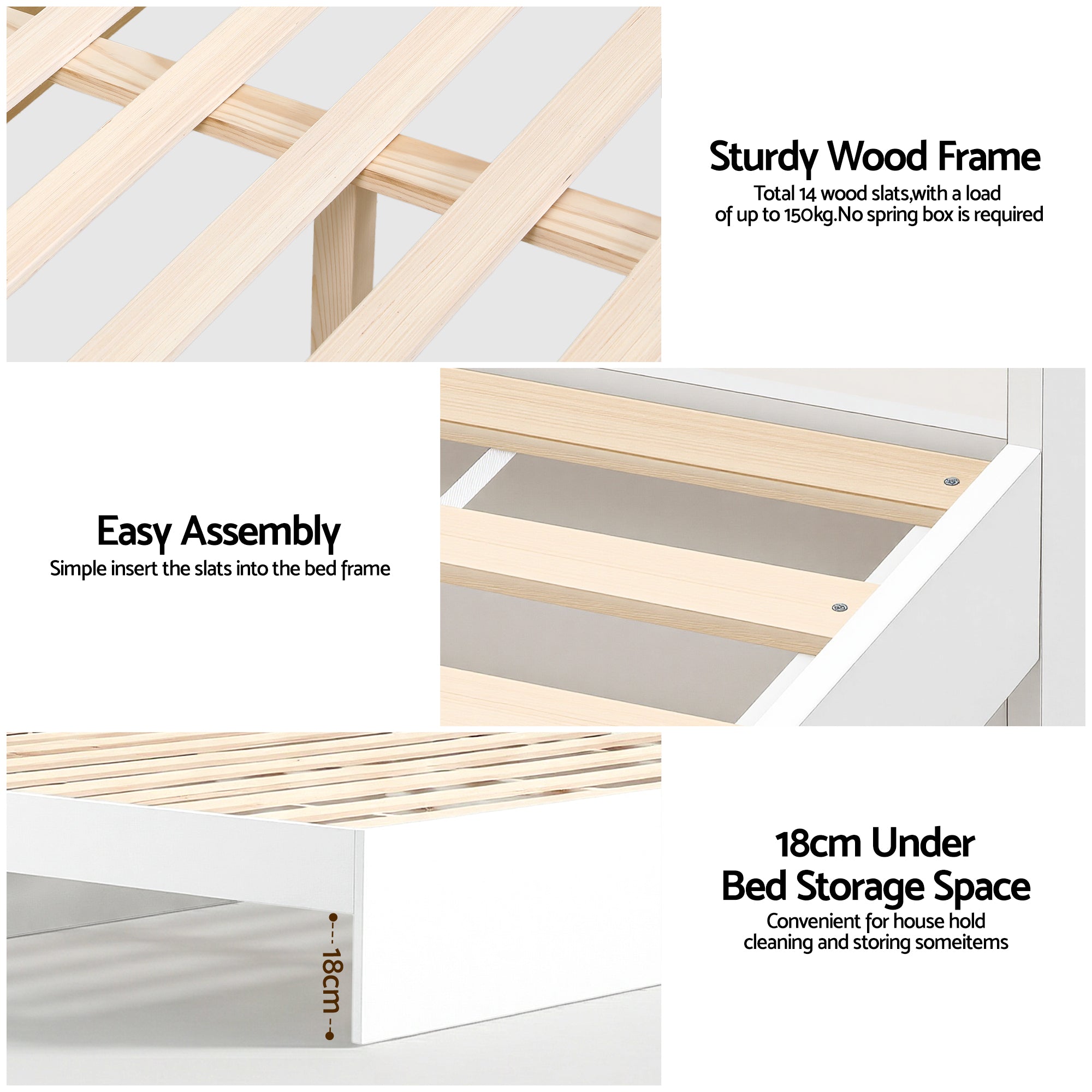 Beds & Bed Frames: Artiss Bed Frame Single Size with Charging Ports and 2 Drawers AURA