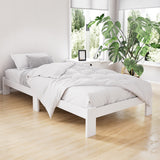 Artiss Bed Frame King Single Size Wooden White JADE