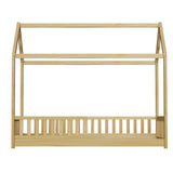Kid's Beds & Bed Frames: Artiss Bed Frame Wooden Kids House Frame Oak ROCK