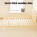 Artiss Bed Frame Queen Size Rattan Wooden RITA