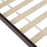 Beds & Bed Frames: Artiss Bed Frame Double Size Wooden Base Mattress Platform Timber Walnut VISE