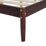 Beds & Bed Frames: Artiss Bed Frame Double Size Wooden Base Mattress Platform Timber Walnut VISE
